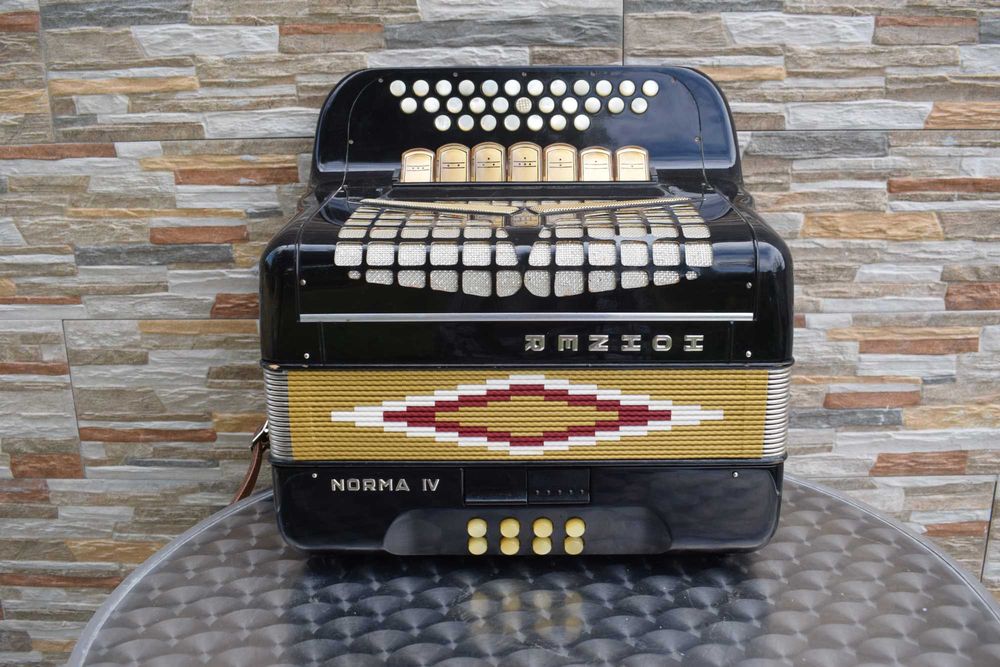 Concertina Hohner Norma IV 4 Voz Sol Do Fa