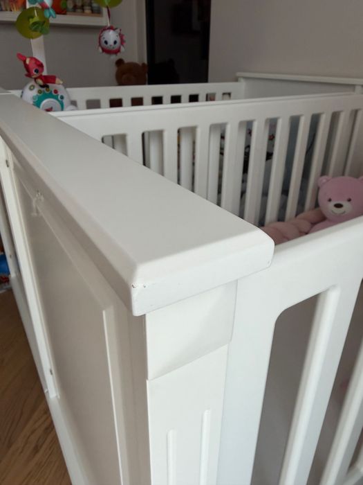 Łóżeczko Baby d’oro Cap Ferrat 120x60 z materacem stan bardzo dobry