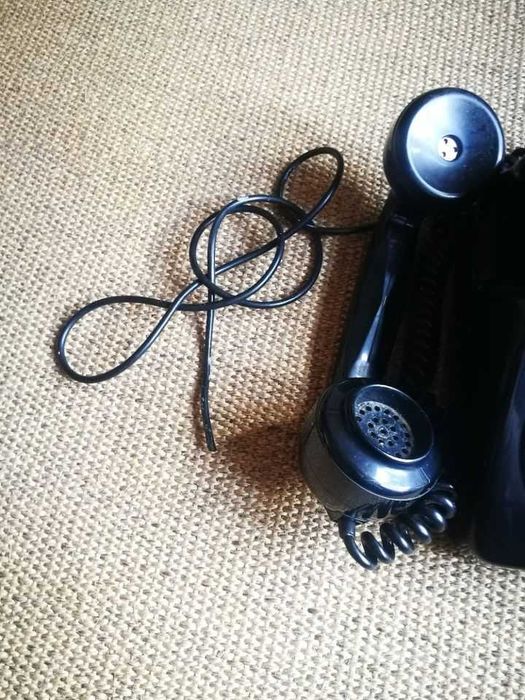 Telefone de discar Vintage [preto]