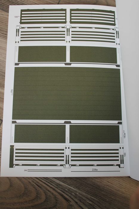 Model kartonowy Ciężarówki Kamaz 4350 z wyd. Answer