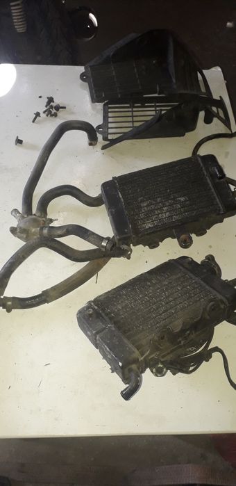 Transalp PD06 chlodnica prawa osłony węże komplet wentylator