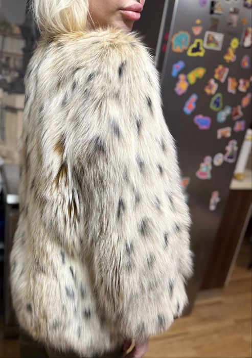 Шуба из рыси полушубок из рыси