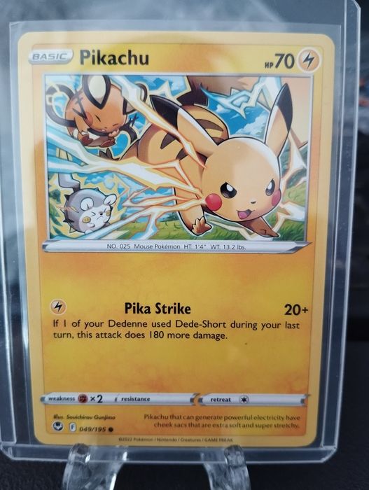 Carta Pokémon Silver Tempest Pikachu 049( ler Descrição)