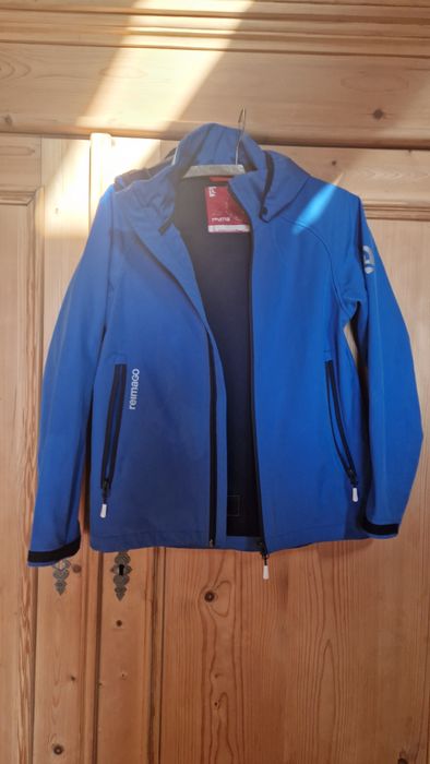 reima go softschell 152 błękitny