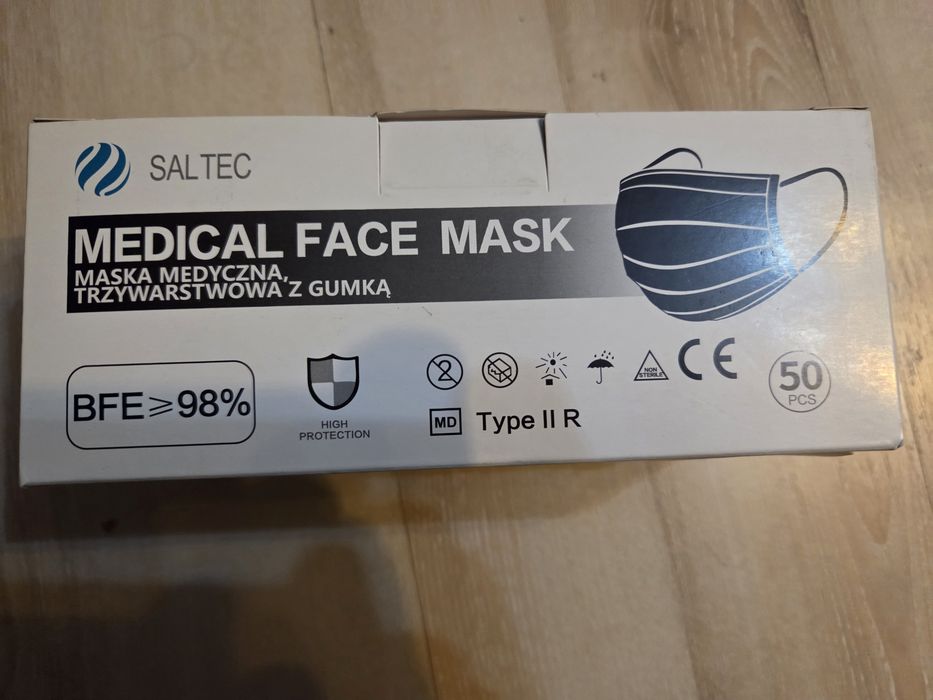 Zestaw 2 sztuk maseczek + gratis 50 szt.
