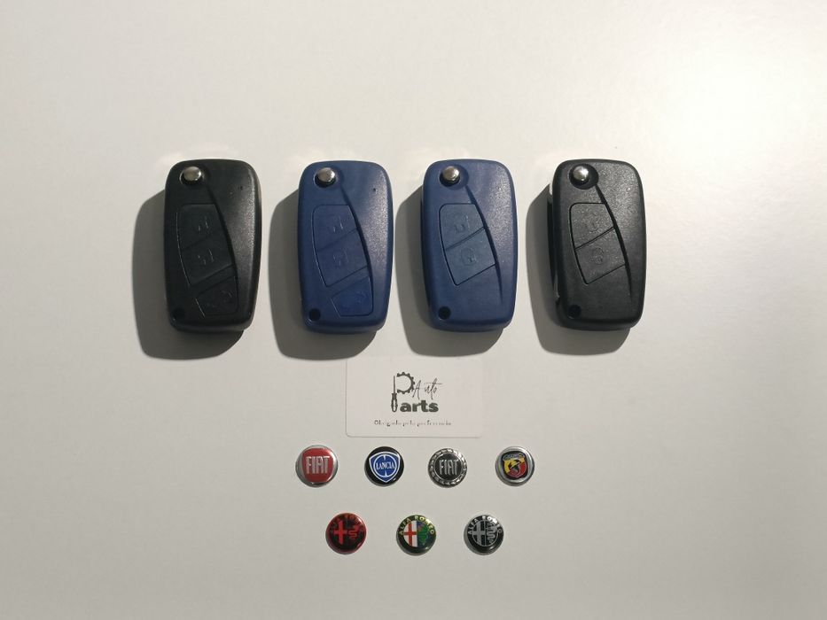 Carcaça de chaves Fiat/Abarth/Lancia/Alfa Romeu