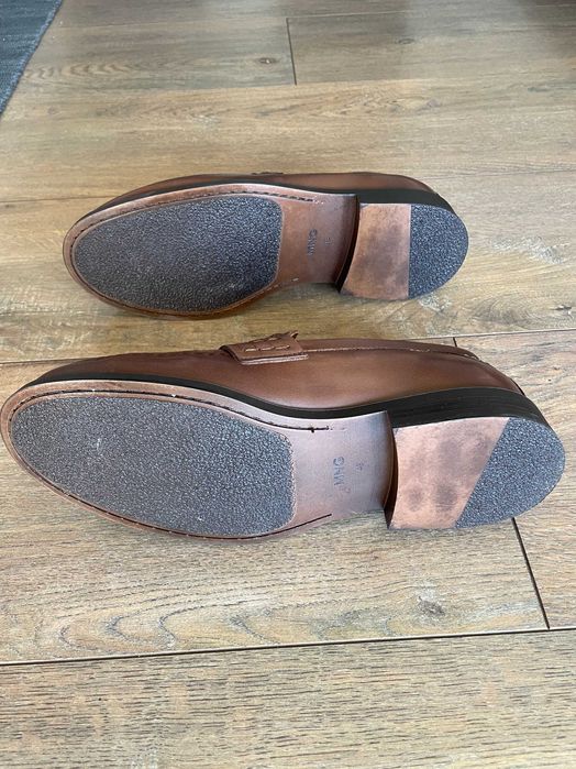 Mocassim pele tira - mango