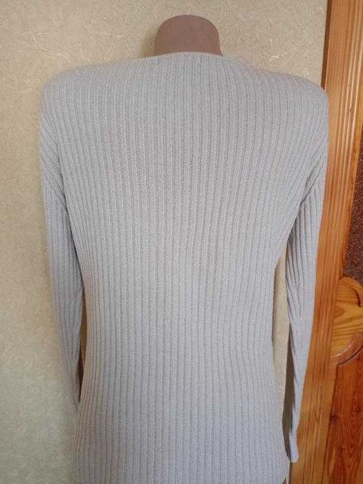 Светр бежевий, тепла кофта з гудзиками