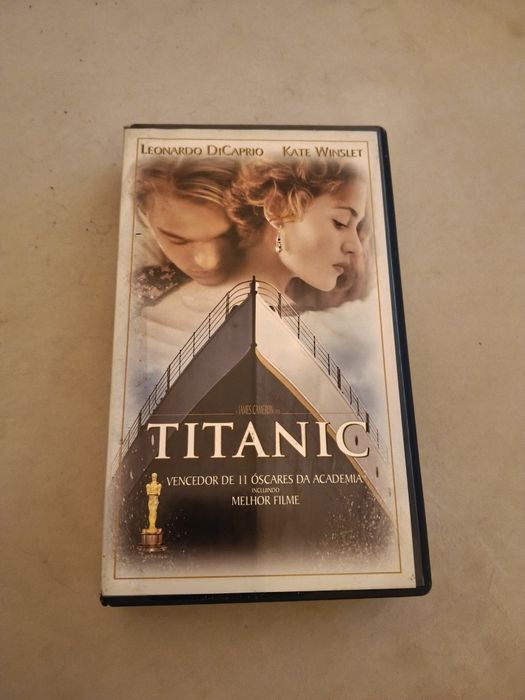 Cassete VHS Titanic (1998) Edição Oficial Edivídeo