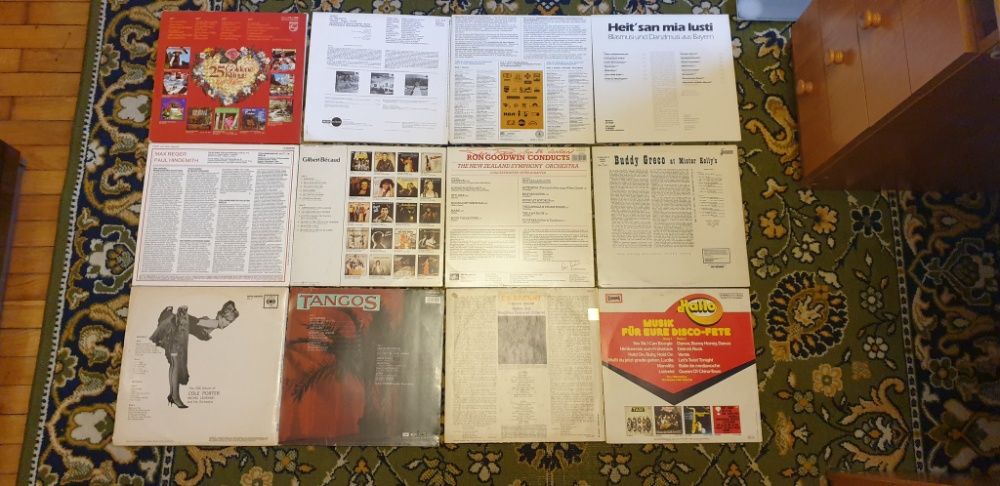 Zbiór wielu płyt winyl winylowych 11 sztuk