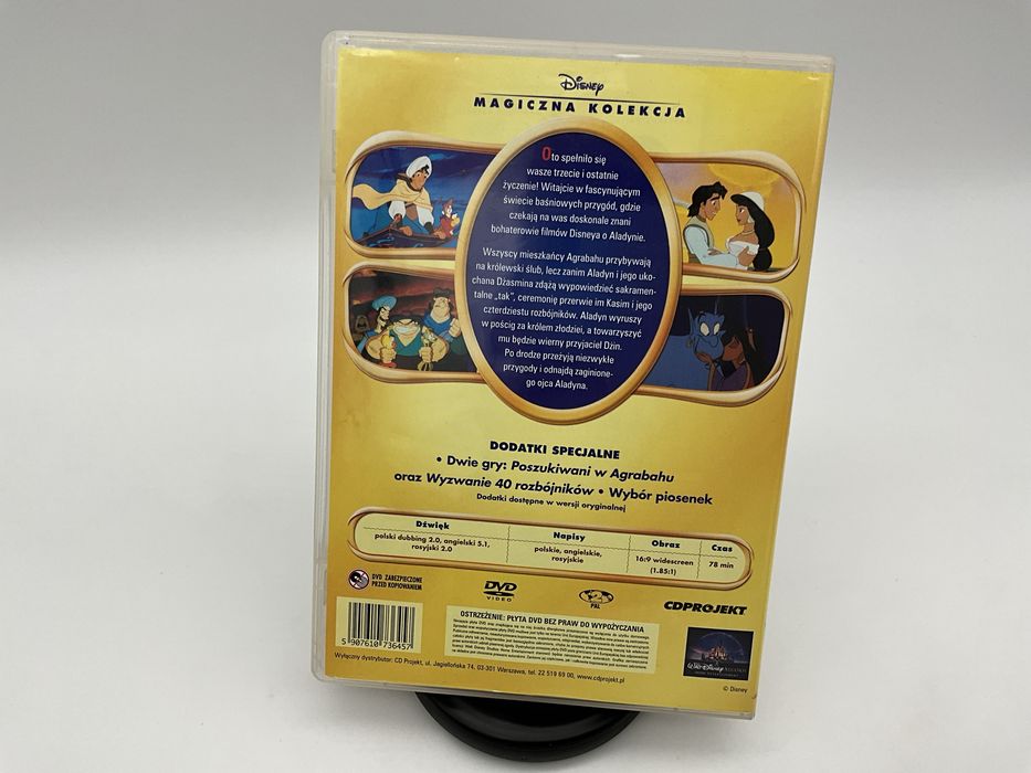 Aladyn i król złodziei DVD, Aladdin, Disney, Magiczna Kolekcja, OPIS