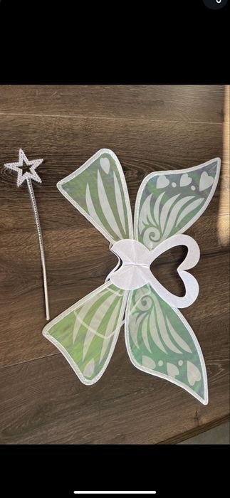 Zestaw wróżki skrzydełka i różdżka