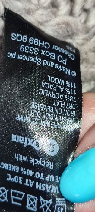 Narzutka Marks &Spencer rozm L -XL wymiary na fotkach