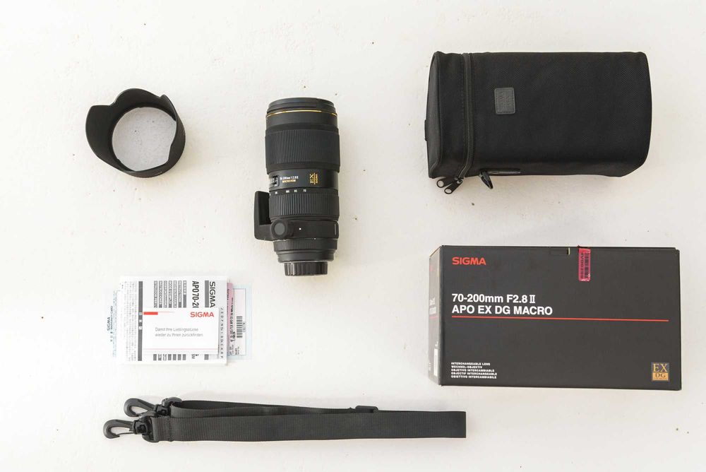 Sigma 70-200 mm f/2.8 II EX APO DG Macro HSM |  NIKON F + Hoya UV 77mm