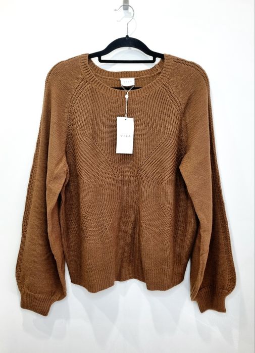 Sweter Vila Vioa Knit O-Neck L/S Pattern Top roz. 42/XL