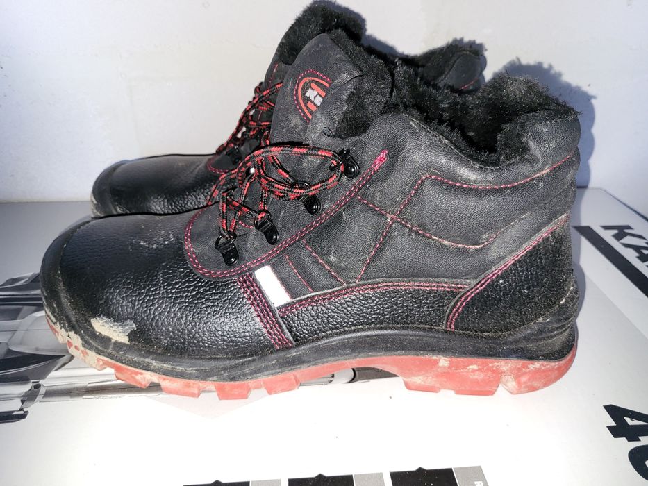 Buty robocze ocieplane Max  Popular  - Trzewiki RED zimowe 45 jak nowe
