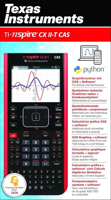 NOVA - Calculadora Gráfica Texas Instruments TI-Nspire CX II-T CAS