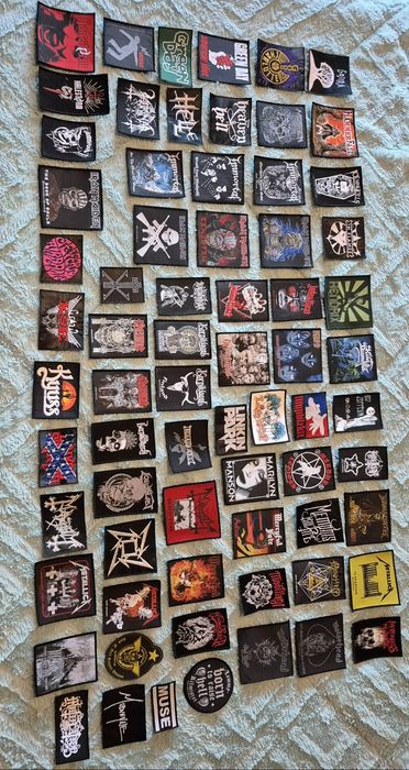 Patches de Bandas Rock Metal 1/2