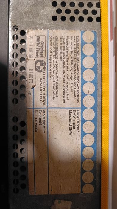 Radio  CD Business RDS bmw e30 e32 e34 e36