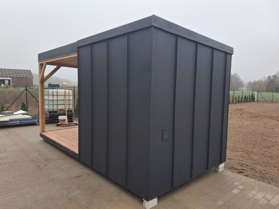 Sauna ogrodowa zewnetrzna. Fińska sucha