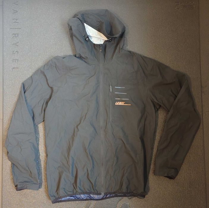 Kurtka rowerowa Leatt Jacket MTB 2.0 – XL – szara, z kapturem