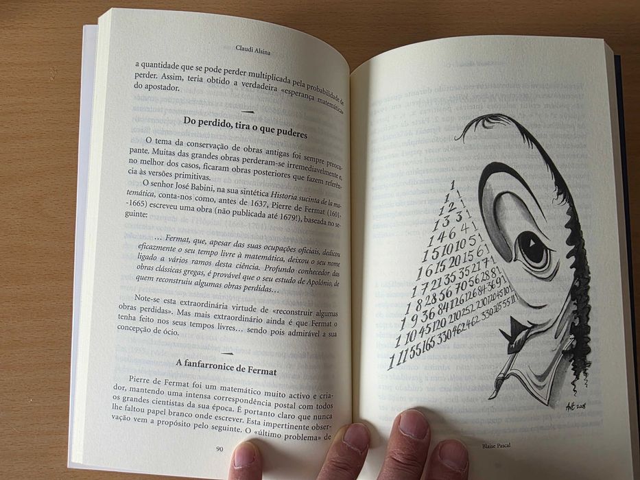Livro "O Clube da Hipotenusa" de Claudi Alsina