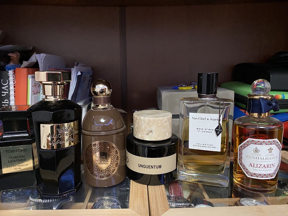 penhaligon's alizarin, Guerlain Cuir Intense