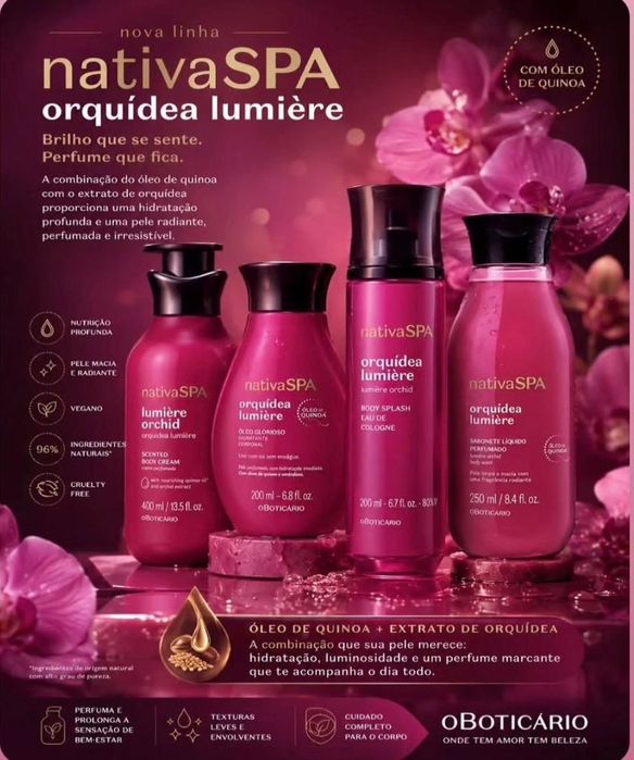 Creme corpo Boticário
