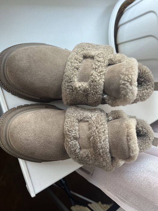 Ботінки, кросівки зимові бежеві натуральна замша