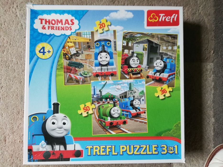 Trefl puzzle 3 w jednym Thomas & Friends Tomek i przyjaciele