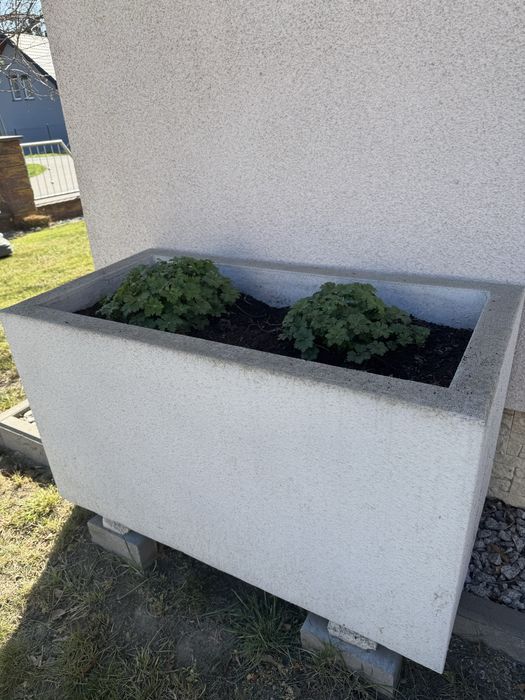 Duza donica styropianowa 100x50x55 cm