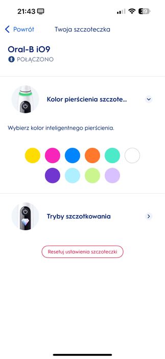 Szczoteczka elektryczna Braun Oral-B iO 9 z ładowarką magnetyczną