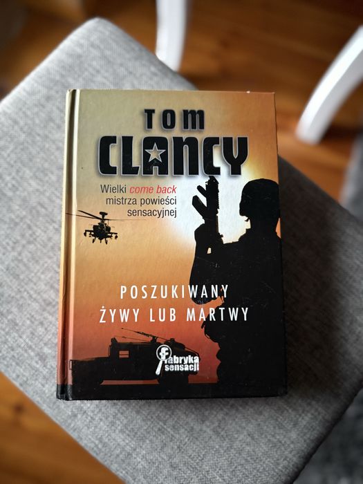 Książka Tom Clancy Poszukiwany żywy lub martwy