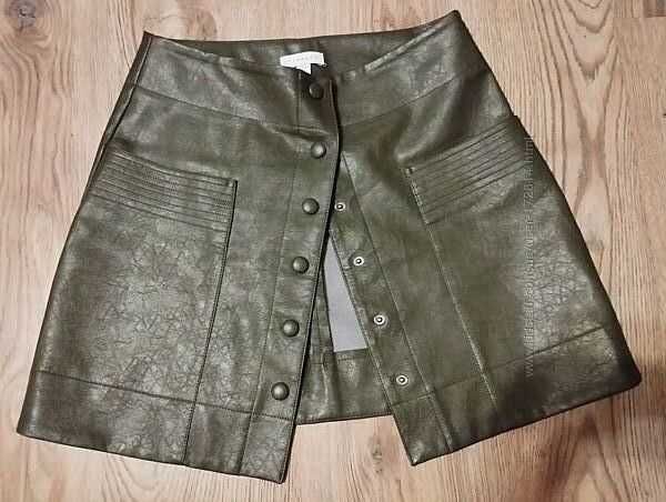 Шкіряна  спідничка