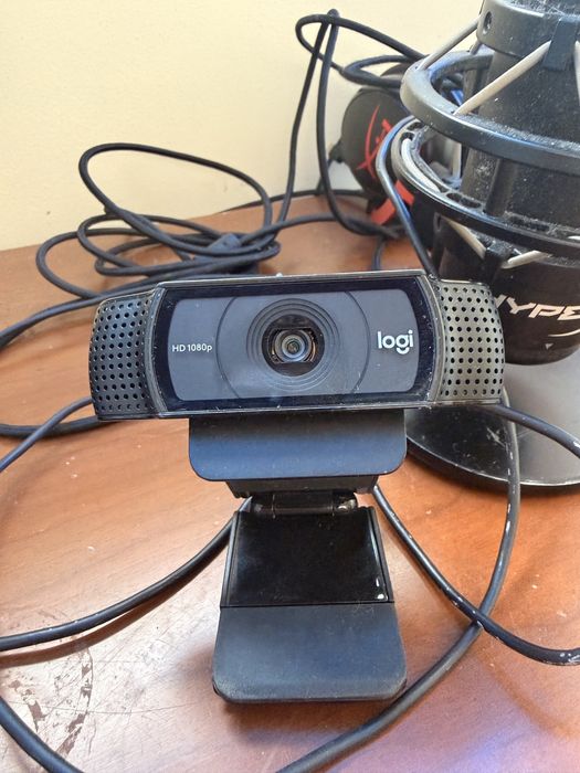 Headset, microfone e webcam