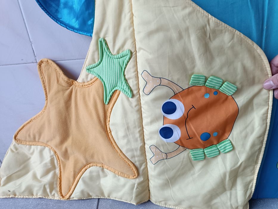 Base tapete brincadeira Chicco dupla função tema aquático