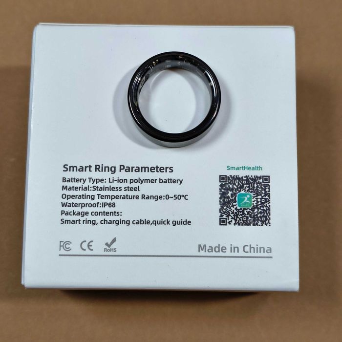 Смарт-кільце R11M Bluetooth 5 вимірює пульс, кроки, кисень для Android