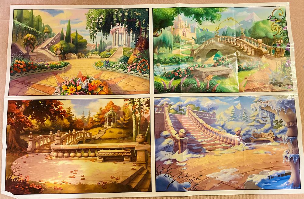 Disney Palace Pets 12 figurek Pałacowe zwierzątka + książka + plakat