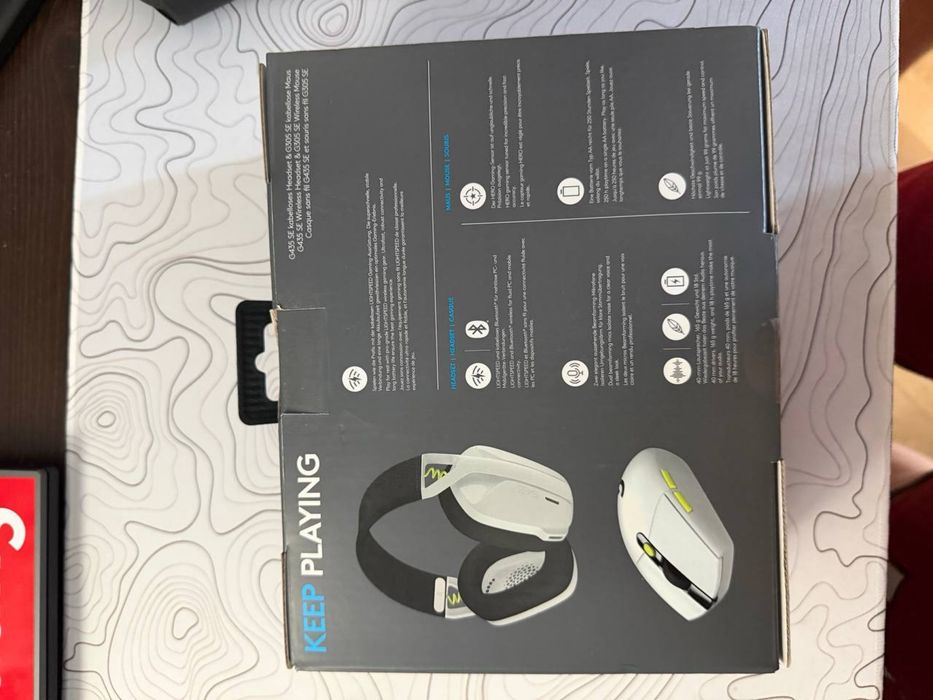 Комплект геймера Logitech: бездротова мишка G305 та гарнітура G435 (або продам окремо)
