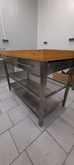 Wyspa, ikea rimforsa, blat, stół