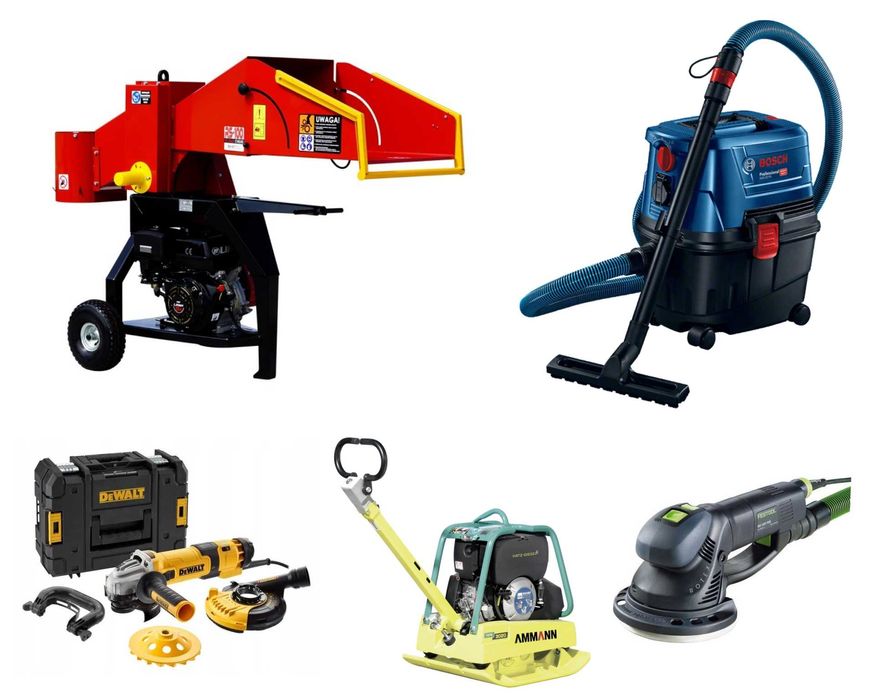 Wypożyczalnia elektronarzędzi "K.B.Rental" Wynajem w Trześń - Dostawa