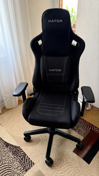 крісло для геймерів Hator Arc Fabric Jet Black
