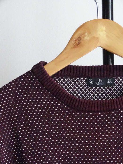 Camisola de malha bordeaux Lefties