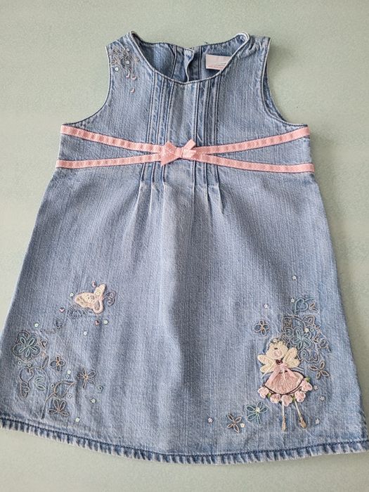 Джинсовий сарафан для дівчинки 86 см