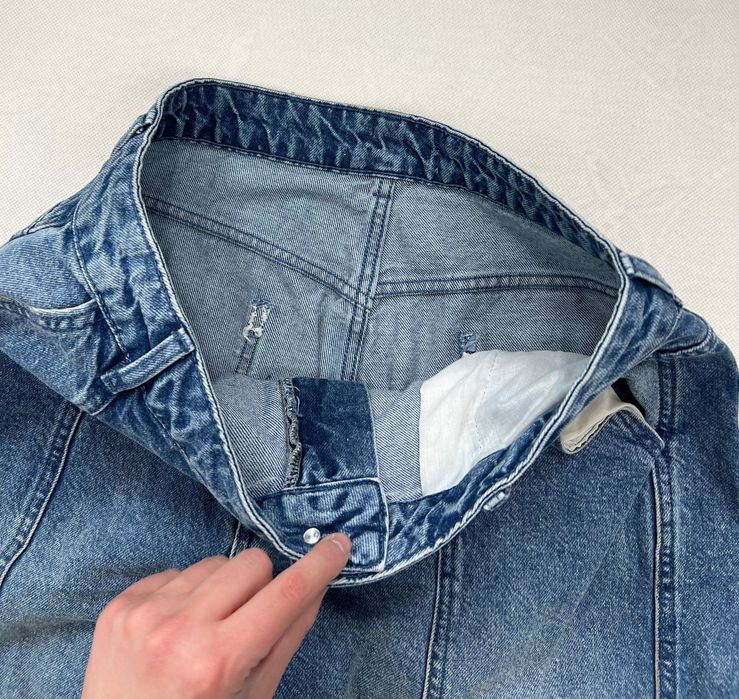 Baggy Spodnie Cargo Multi Pocket Denim Jeans Vintage Y2K