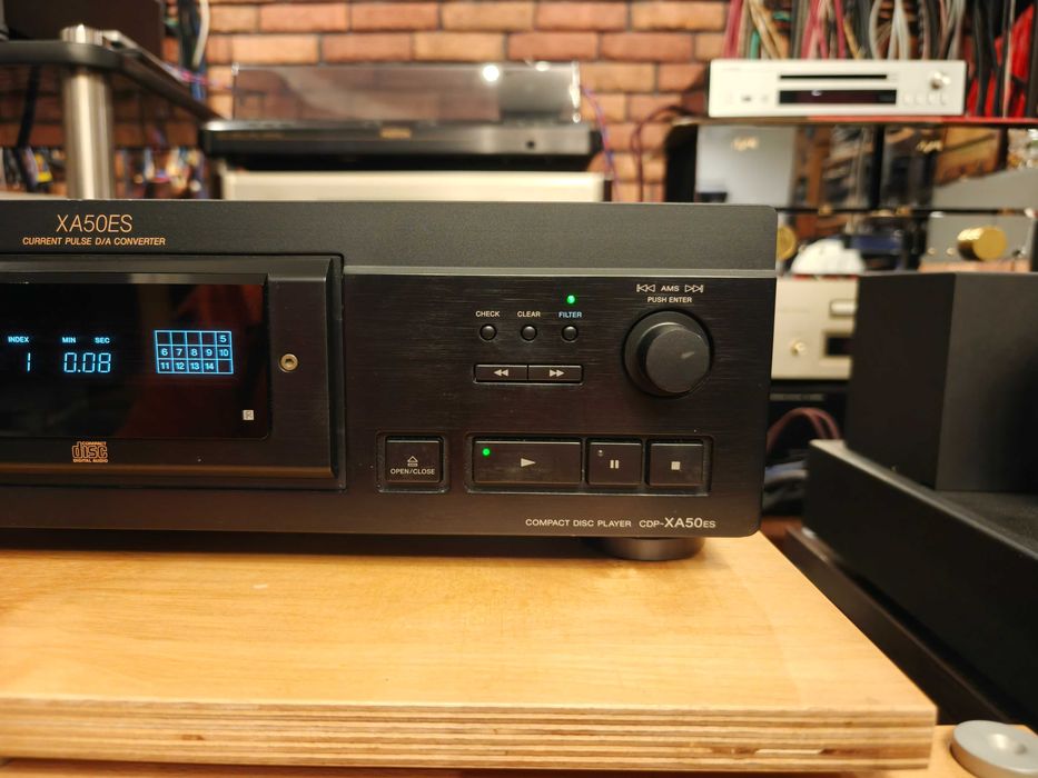 SONY CDP-XA50ES ! Audiofilski odtwarzacz CD ! Pilot instrukcja