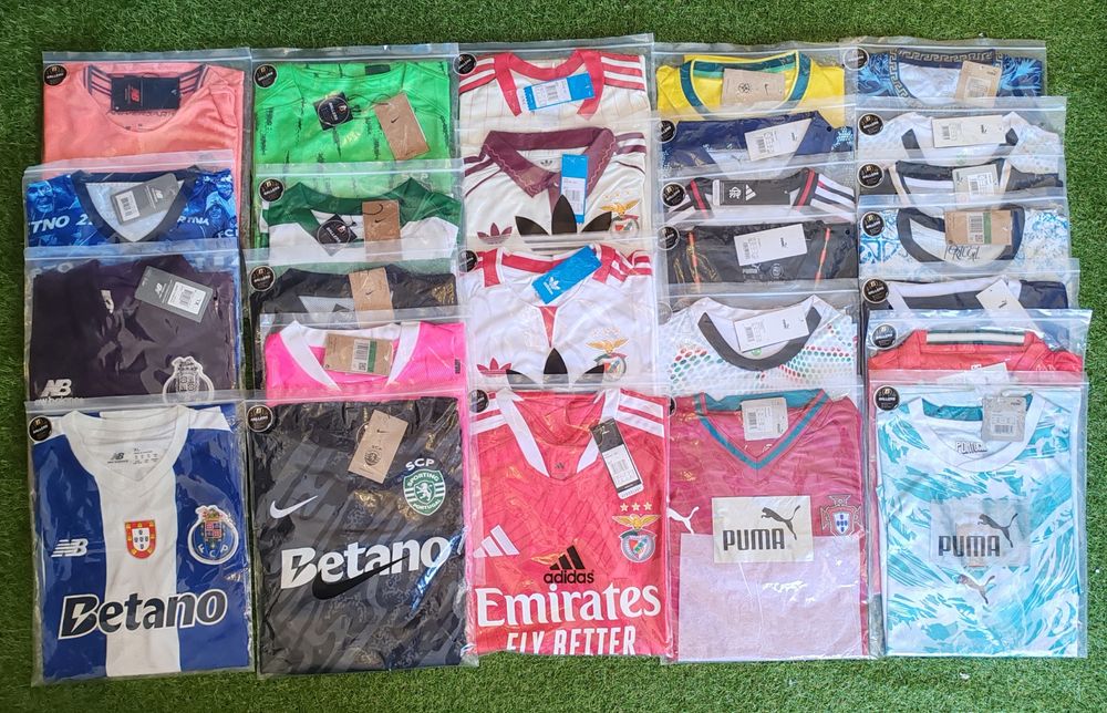 Camisolas futebol