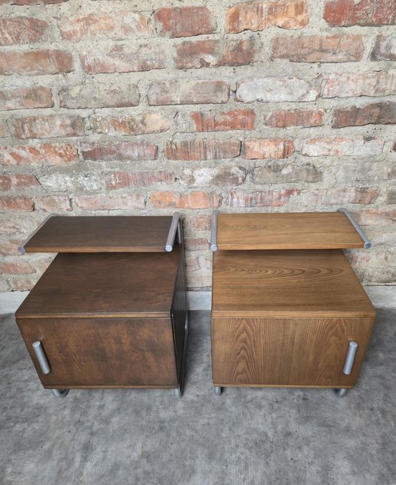 Szafki nocne/komódki vintage bauhaus loft po całkowitej renowacji