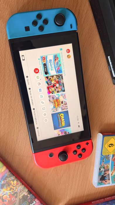 Nintendo switch c/ jogos