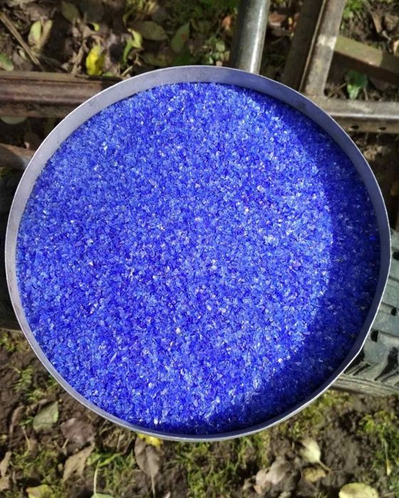 Скляна крихта (крошка) 1-2мм, 2-3мм 200г